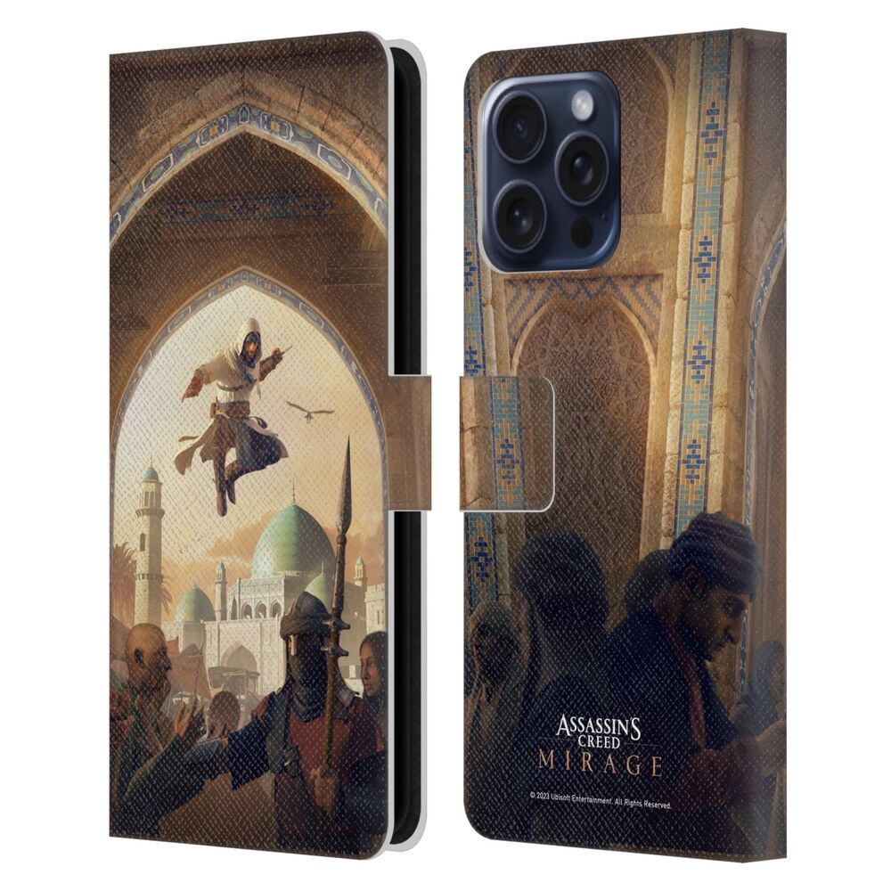 ASSASSINS CREED アサシンクリード - Mirage Graphics / Basim Baghdad レザー手帳型 / Apple iPhoneケース - PGS